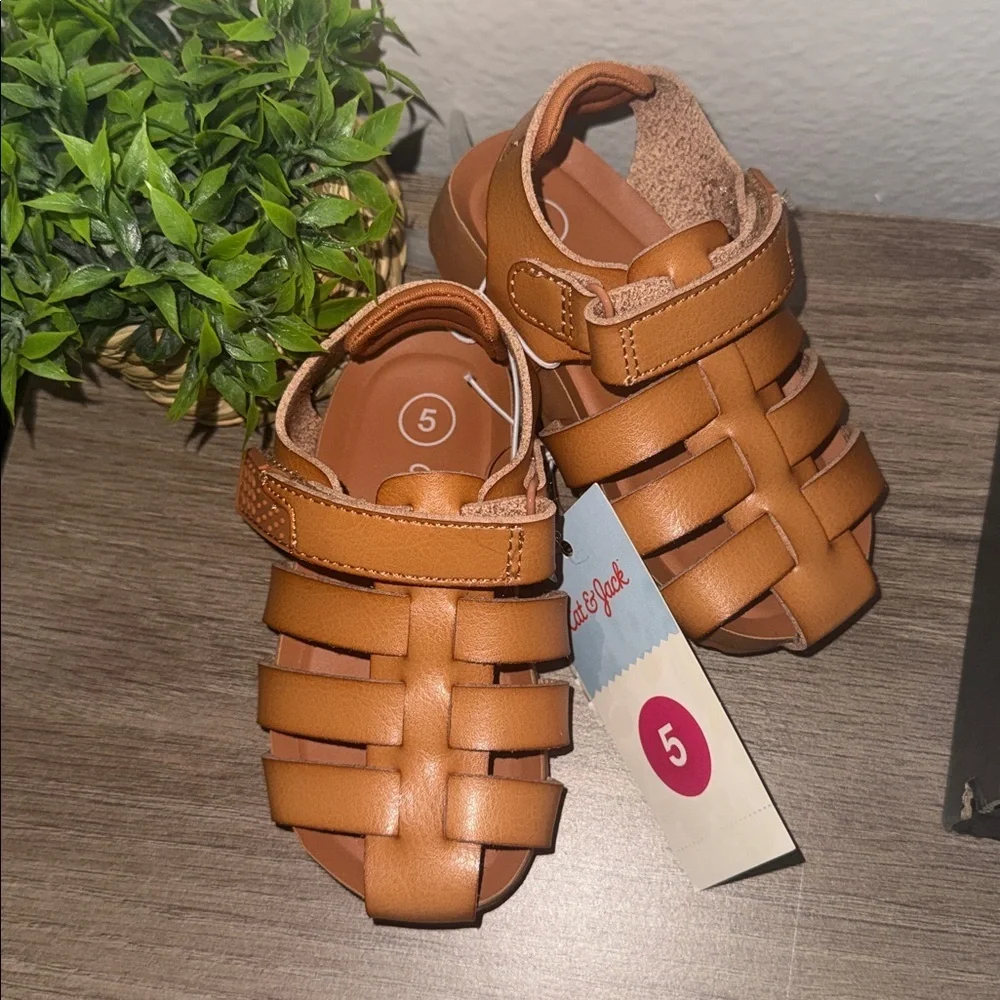 Cat & Jack Tan Kids Sandals